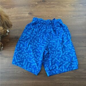 Blue Nike shorts